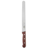 SLICING KNIFE, WAVY EDGE, ROSEWOOD. DALBERGIA LATIFOLIA (ROSEWOOD) CITES. COUNTRY OF ORIGIN - SWITZERLAND. - Mabrook Hotel Supplies